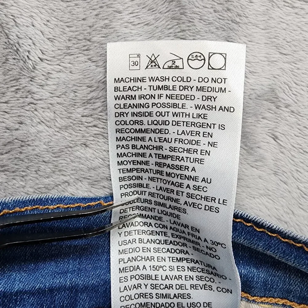 NEW Levi's Premium 505 Cool Cropped Jeans Mens W28 Stretch Denim Japan Exclusive
